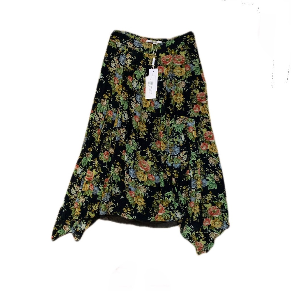 NWT DEREK LAM 10 CROSBY Celia Floral Mid-maxi skirt Size 2